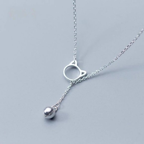 Jewelry New 925 Sterling Silver Cat Bell Necklace Poshmark